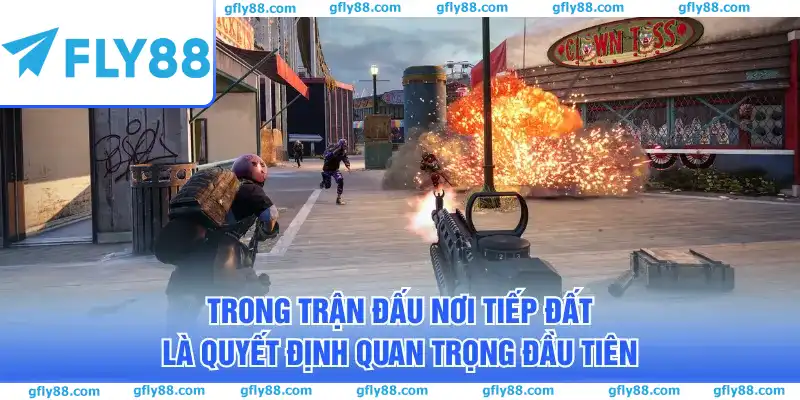 Trong trận đấu nơi tiếp đất là quyết định quan trọng đầu tiên